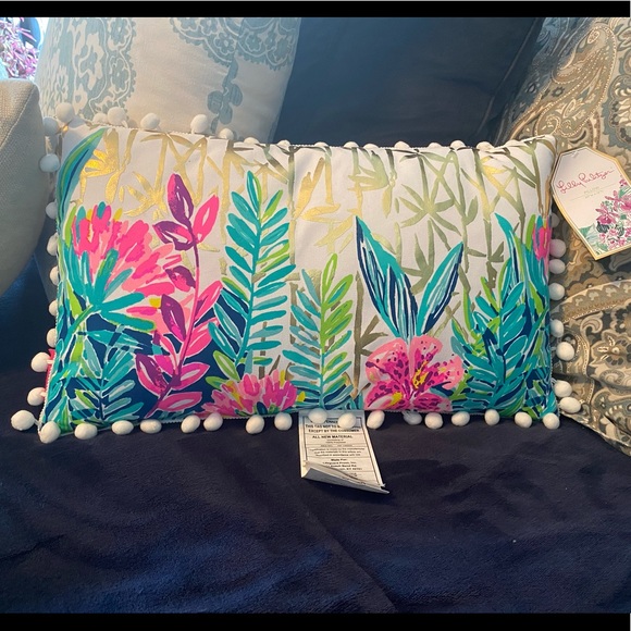Lilly Pulitzer Accessories - COPY - Lilly Pulitzer throw pillow NWT